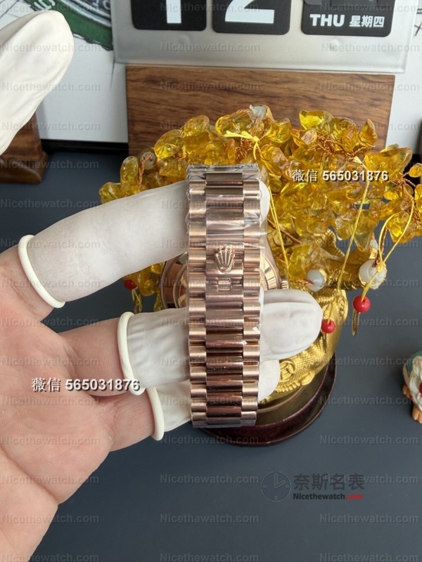 VS厂劳力士DD玫瑰金绿盘V2实测：182克真实压手感，丹东3255机芯到底有多能打？ | 奈斯探表