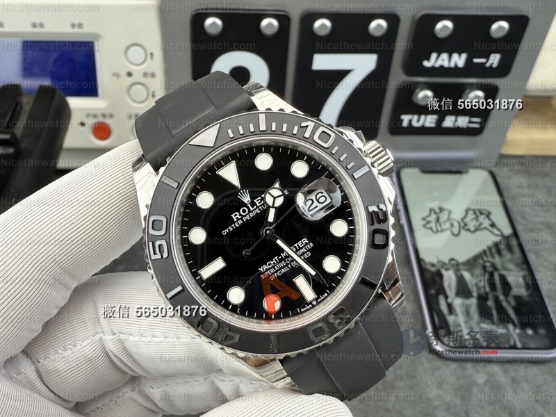 VS厂劳力士白金游艇V3版实测：143克配重+丹东3235机芯，这做工吊打Clean厂几条街！ | 奈斯探表