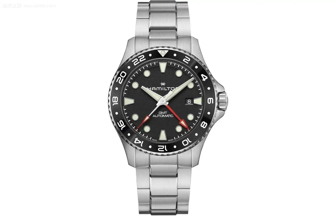 汉米尔顿推出三款全新水肺GMT 43mm：300米防水+陶瓷圈+80小时动储，1275瑞郎 | 奈斯探表