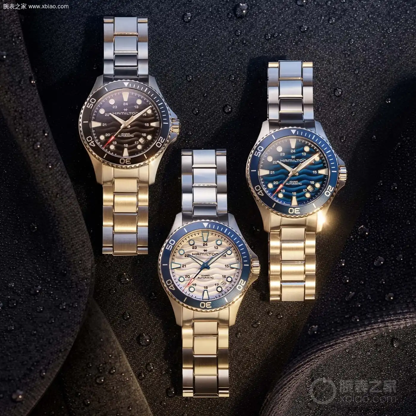 汉米尔顿推出五款全新水肺40mm腕表：波浪盘面+80小时动储，售价仅795瑞郎 | 奈斯探表