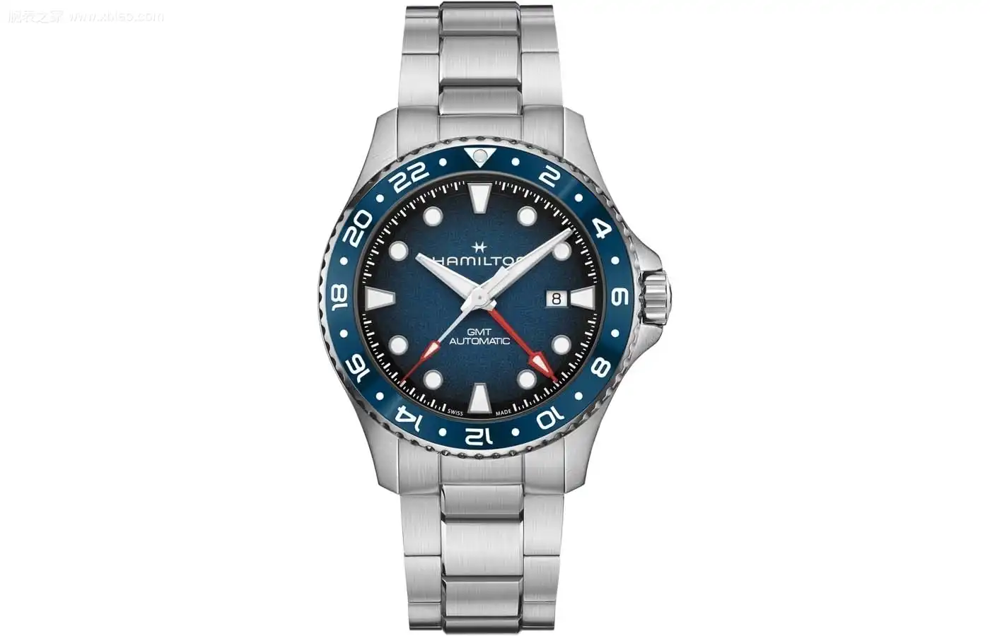 汉米尔顿推出三款全新水肺GMT 43mm：300米防水+陶瓷圈+80小时动储，1275瑞郎 | 奈斯探表