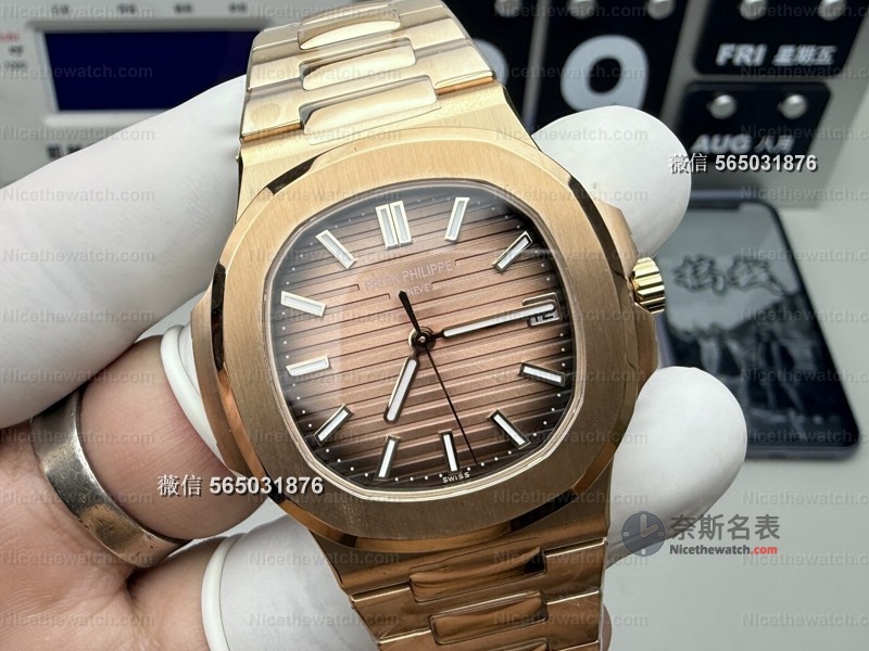 鹦鹉螺复刻选哪家？3K厂5711玫瑰金8.3mm超薄实测，佩戴舒适+功能全联动，谁戴谁真香 | 奈斯探表