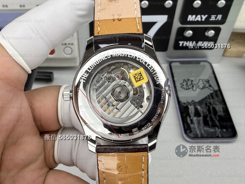 AF厂浪琴月相名匠，2892精磨机芯+星空蓝月相，这浪漫真的能复刻出来？ | 奈斯探表