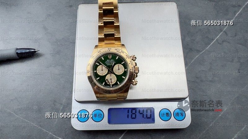 VS厂绿金迪V3实测：184克配重+丹东4131机芯，这款复刻迪太压手了！ | 奈斯探表