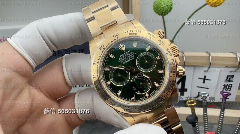 VS厂绿金迪V3实测：184克配重+丹东4131机芯，这款复刻迪太压手了！ | 奈斯探表